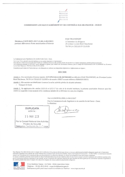 Commission locale d'agrément et de contrôle